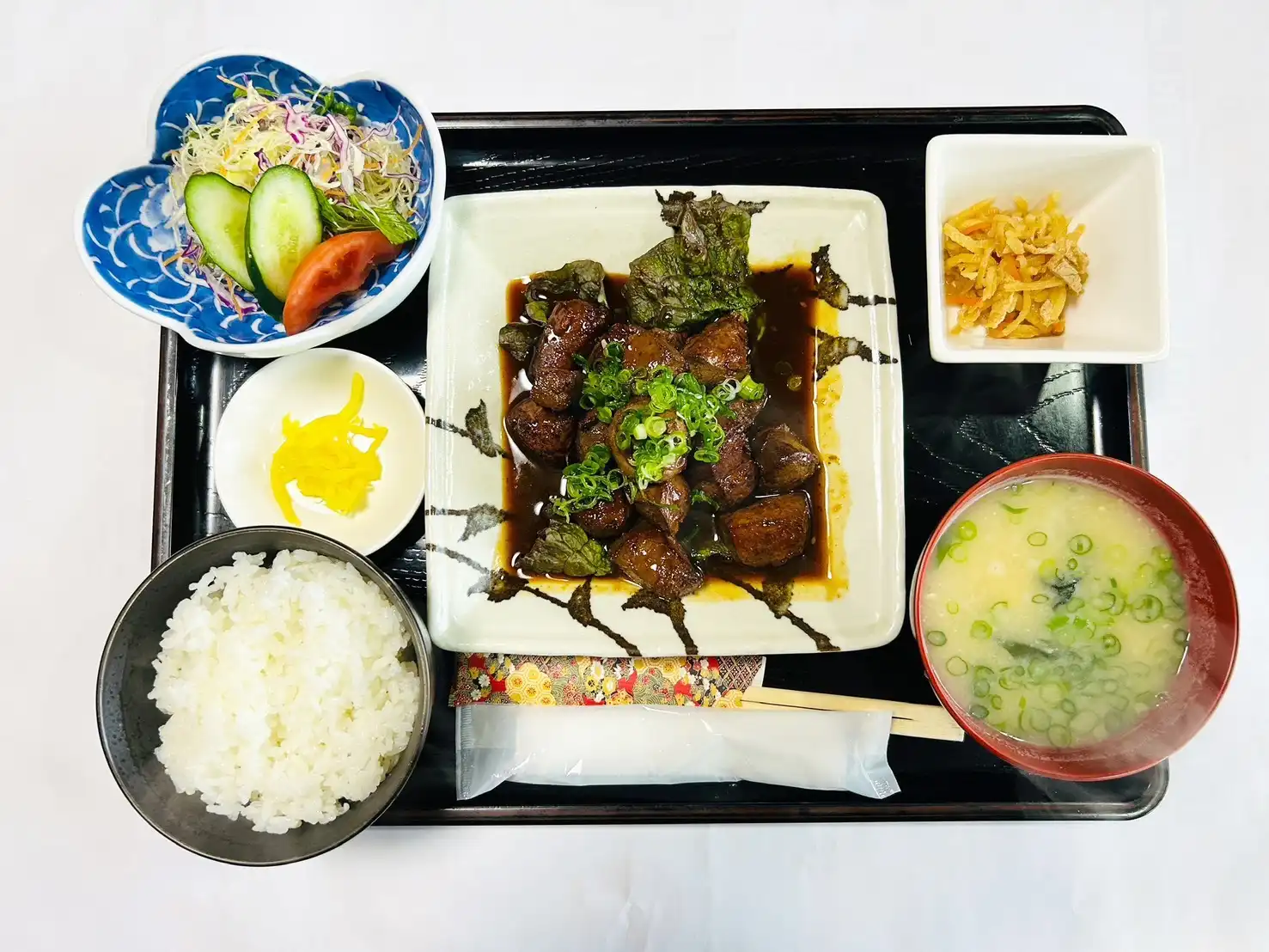 黒毛和牛レバーステーキ定食